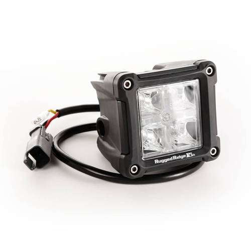 Rugged Ridge - Rugged Ridge Light Kit 3 Inch LED Cube Combo High/Low Beam - 15209.3