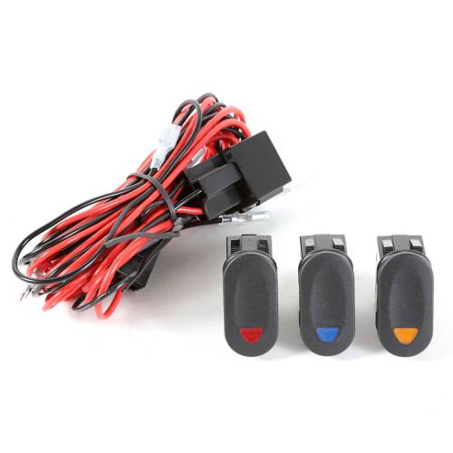 Rugged Ridge - Rugged Ridge Light Installation Wiring Harness Kit 3 Lights - 15210.73