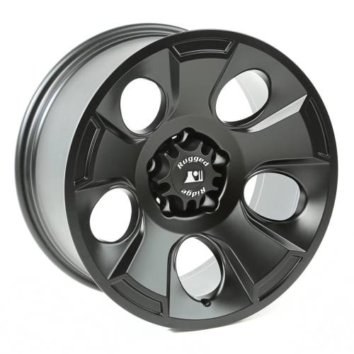 Rugged Ridge - Rugged Ridge Drakon Wheel 18x9 Black Satin | 07-21 Jeep Wrangler / 20-21 Gladiator - 15302.02