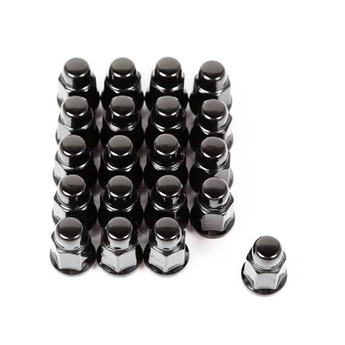 Rugged Ridge - Rugged Ridge Wheel Lug Nut Set of 20 1/2-20 Black - 16715.23