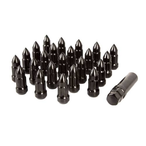 Rugged Ridge - Rugged Ridge Wheel Lug Nut 23 Piece 1/2x20 Bullet Style Black - 16715.25