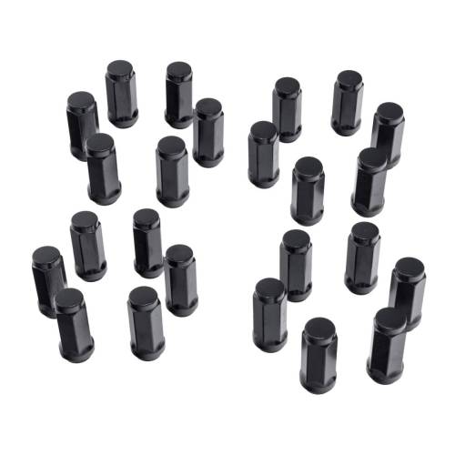 Rugged Ridge - Rugged Ridge Wheel Lug Nut Set of 24 Black M14-1.5 - 16715.32