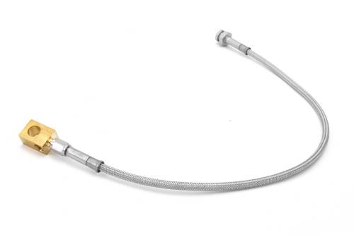 Rugged Ridge - Rugged Ridge Brake Hose Kit Front Stainless Steel Drum | 66-71 Jeep CJ/Commando - 16734.01