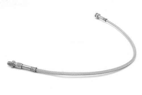 Rugged Ridge - Rugged Ridge Brake Hose Kit Front Stainless Steel Drum | 74-77 Jeep CJ5/CJ6 - 16734.03