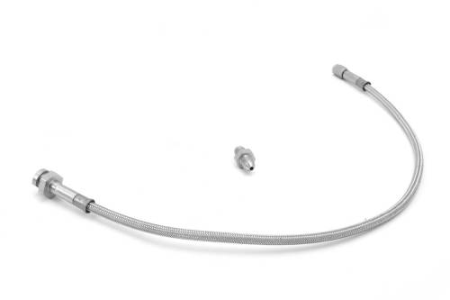 Rugged Ridge - Rugged Ridge Brake Hose Kit Front Stainless Steel Drum | 76-78 Jeep CJ5/CJ7 - 16734.04