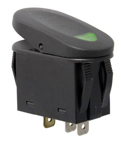 Rugged Ridge - Rugged Ridge Rocker Switch 2 Position Green - 17235.04