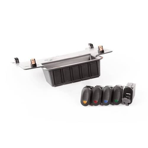 Rugged Ridge - Rugged Ridge Switch Panel Kit Lower | 11-18 Jeep Wrangler JK/JKU - 17235.84