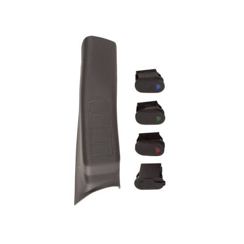 Rugged Ridge - Rugged Ridge Switch Pod Kit A-Pillar 3 Switch USB Right 07-10 Wrangler JK/JKU - 17235.94