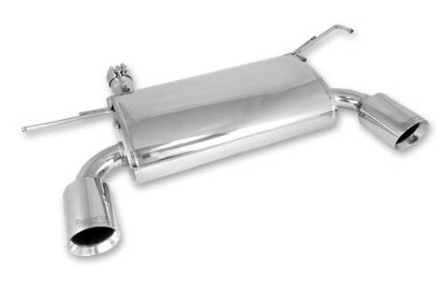 Rugged Ridge - Rugged Ridge Exhaust System Kit Axle Back Stainless Steel | 07-18 Jeep Wrangler JK - 17606.75