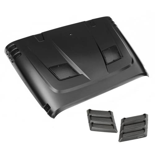 Rugged Ridge - Rugged Ridge Performance Vented Hood Kit | 07-18 Jeep Wrangler JK - 17759.02