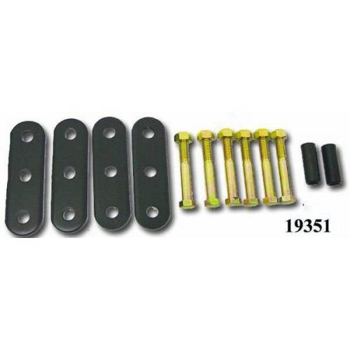 Rugged Ridge - Rugged Ridge Suspension Leaf Spring Shackle Kit Heavy Duty | 55-75 Jeep CJ - 18265.01