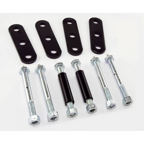 Rugged Ridge - Rugged Ridge Suspension Leaf Spring Shackle Kit Rear HD Greaseable | 76-86 CJ - 18265.1