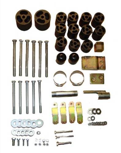 Rugged Ridge - Rugged Ridge Suspension Body Lift Kit 3 Inch | 97-06 Jeep Wrangler TJ - 18303.1