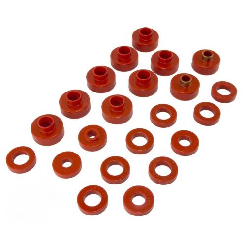 Rugged Ridge - Rugged Ridge Body Mount Kit Red 22 Pieces 1976-1979 CJ by Rugged Ridge - 18351.02