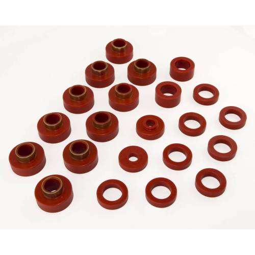 Rugged Ridge - Rugged Ridge Body Mount Kit Red 22 Pieces 1980-1986 CJ7 by Rugged Ridge - 18351.03