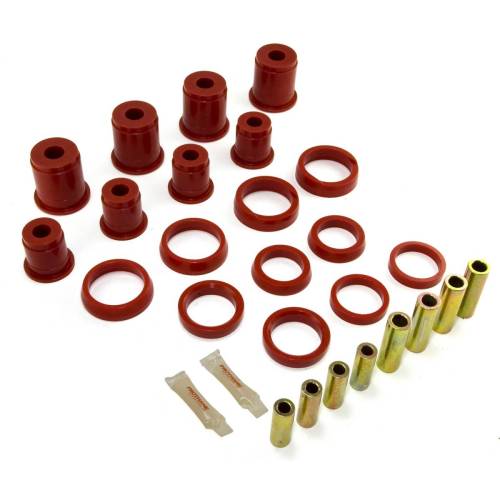 Rugged Ridge - Rugged Ridge Suspension Control Arm Bushing Kit Front Red | 84-01 Jeep Cherokee XJ - 18362.01