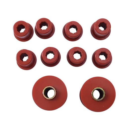 Rugged Ridge - Rugged Ridge Bushing Set Front Spring 1976-1986 CJ by Rugged Ridge - 18364.02