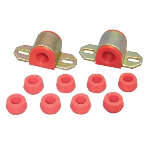 Rugged Ridge - Rugged Ridge Suspension Stabilizer Bar Bushing Kit Front Red 7/8 Inch | 76-86 CJ - 18367.1