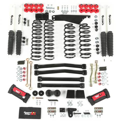 Rugged Ridge - Rugged Ridge 4 INCH LIFT KIT | 07-18 JEEP WRANGLER JK - 18415.6