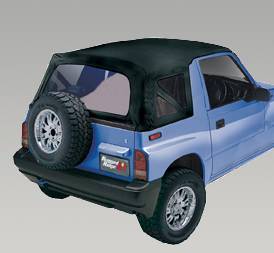 Rugged Ridge - Rugged Ridge XHD Soft Top Black Denim Clear Windows | 88-94 Suzuki Sidekicks - 53722.15