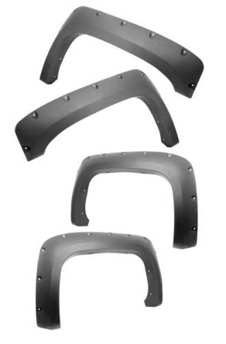 Rugged Ridge - Rugged Ridge All Terrain Fender Flare Kit | 07-11 Chevrolet 1500/2500HD/3500HD - 81630.2