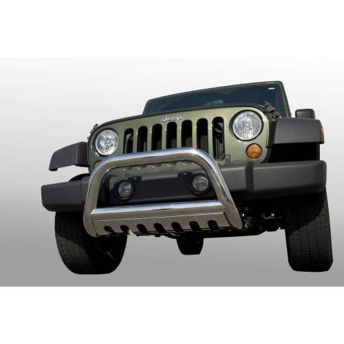 Rugged Ridge - Rugged Ridge Bull Bar 3 Inch Stainless Steel | 07-09 Jeep Wrangler JK - 82501.27