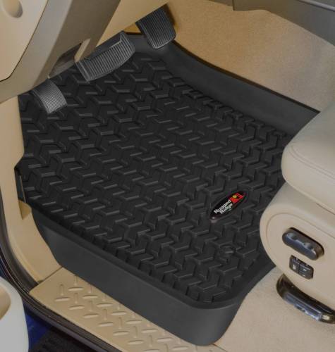 Rugged Ridge - Rugged Ridge All Terrain Floor Liner Front Pair Black | 04-08 F-150/Mark LT - 82902.01