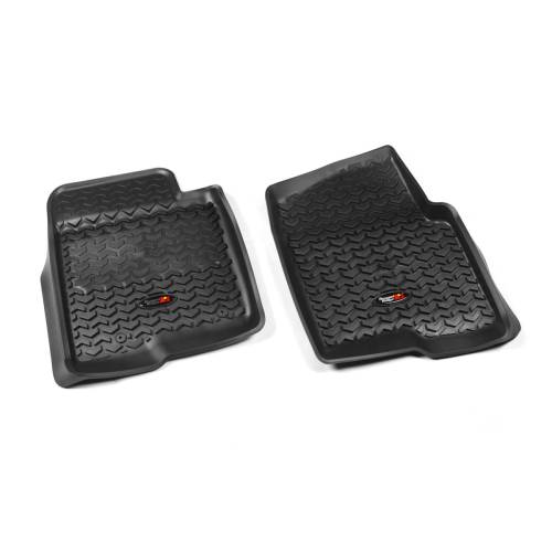 Rugged Ridge - Rugged Ridge All Terrain Floor Liner Front Pair Black | 11-14 Ford F-150 - 82902.31