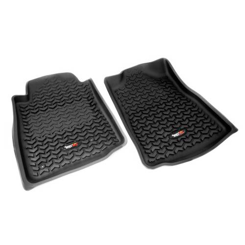 Rugged Ridge - Rugged Ridge All Terrain Floor Liner Front Pair Black Auto | 05-11 Tacoma - 82904.1