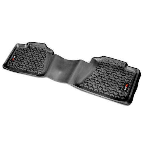 Rugged Ridge - Rugged Ridge All Terrain Floor Liner Rear Black | 99-14 GMC Full-size Pickup/SUV - 82951.1