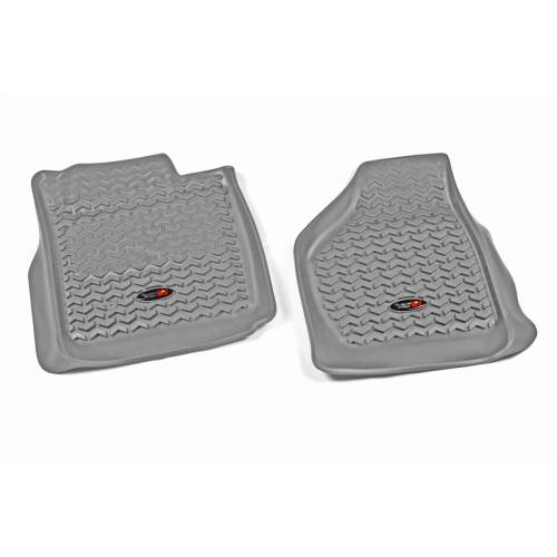 Rugged Ridge - Rugged Ridge All Terrain Floor Liner Front Pair Gray | 08-10 F250/350 - 84902.06