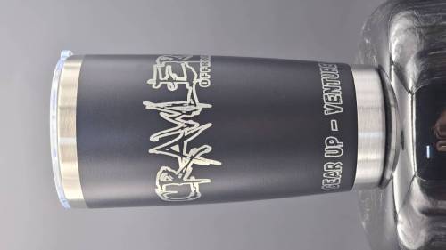 Crawler Offroad - Crawler Offroad 20oz Laser Etched Tumbler - Crwlr-Tmblr-BLK