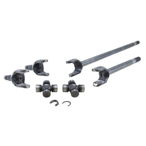 Yukon Gear And Axle - Yukon Chromoly Front Axle Kit, JK Non-Rubicon Dana 30, 27/32 Spline, 7166 uJoint - YA W24170