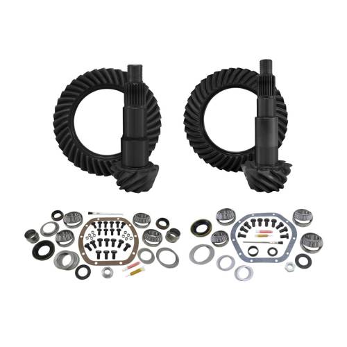 Yukon Gear And Axle - Yukon Gear & Install Kit package for Jeep JK non-Rubicon, 4.56 ratio - YGK012