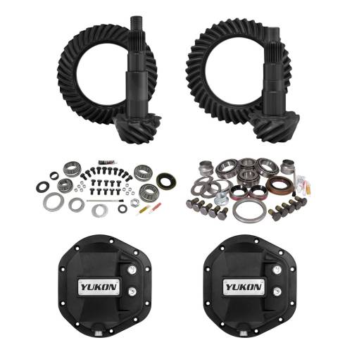 Yukon Gear And Axle - Yukon Stage 2 Re-Gear Kit upgrades front and rear diffs, incl diff covers - YGK015stg2