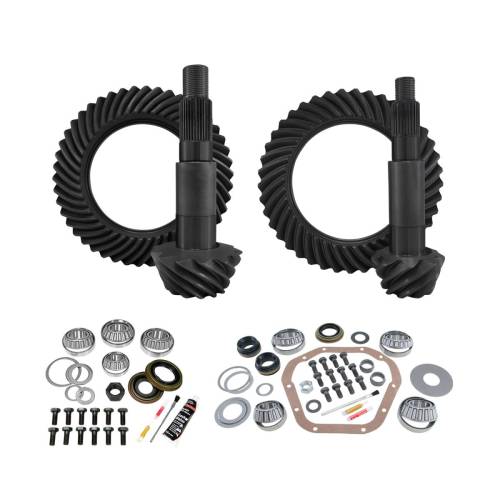 Yukon Gear And Axle - Yukon Gear & Kit Package for F350, Dana 80 Thin Rear & Dana 60 Front, 3:73 Gear - YGK144