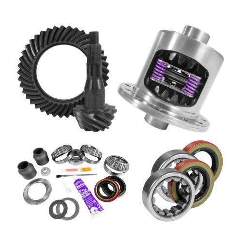 Yukon Gear And Axle - Yukon Gear and Axle 9.75" Ford 3.55 Rear Ring & Pinion, Install Kit, 34spl Posi, Axle Bearings - YGK2091