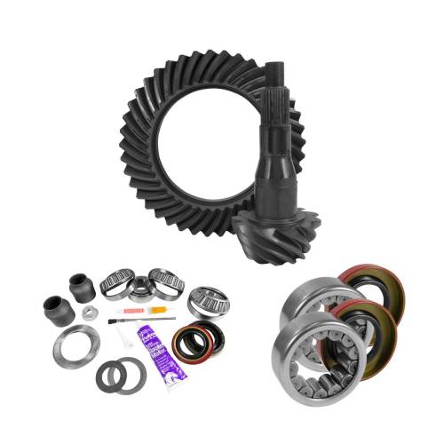 Yukon Gear And Axle - Yukon Gear and Axle 9.75" Ford 3.55 Rear Ring & Pinion, Install Kit, 2.99" OD Axle Bearings & Seals - YGK2094