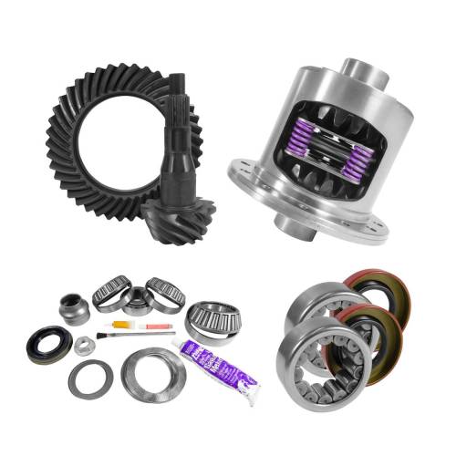 Yukon Gear And Axle - Yukon Gear and Axle 9.75" Ford 3.55 Rear Ring & Pinion, Install Kit, 34spl Posi, Axle Bearings - YGK2103