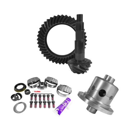 Yukon Gear And Axle - Yukon Gear and Axle 11.5" AAM 3.73 Rear Ring & Pinion, Install Kit, Posi, 4.125" OD Pinion Bearing - YGK2109