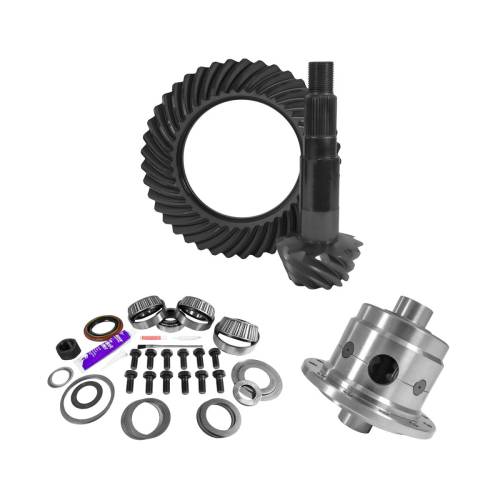 Yukon Gear And Axle - Yukon Gear and Axle 11.25" Dana 80 Thin 3.73 Rear Ring & Pinion, Install Kit, 35 Spl Posi, 4.125" - YGK2166