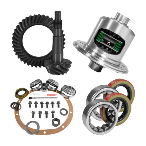 Yukon Gear And Axle - Yukon Gear and Axle 8.25" CHY 3.07 Rear Ring & Pinion, Install Kit, Posi, 1.618" ID Axle Bearings - YGK2192