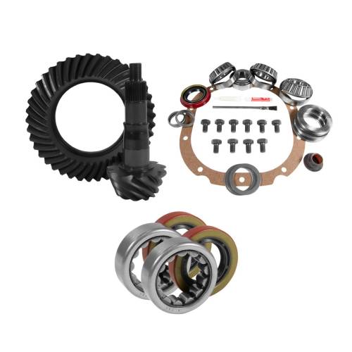 Yukon Gear And Axle - Yukon Gear and Axle 8.8" Ford 3.27 Rear Ring & Pinion, Install Kit, 2.25" OD Axle Bearings & Seals - YGK2215