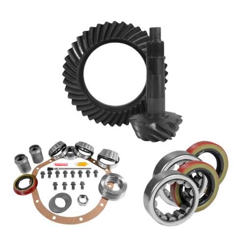 Yukon Gear And Axle - Yukon Gear and Axle 8.875" GM 12T 3.08 Rear Ring & Pinion, Install Kit, Axle Bearings & Seals - YGK2225