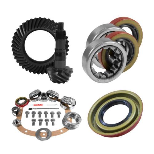 Yukon Gear And Axle - Yukon Gear and Axle 7.5"/7.625" GM 3.08 Rear Ring & Pinion, Install Kit, 2.25" OD Axle Bearings - YGK2235