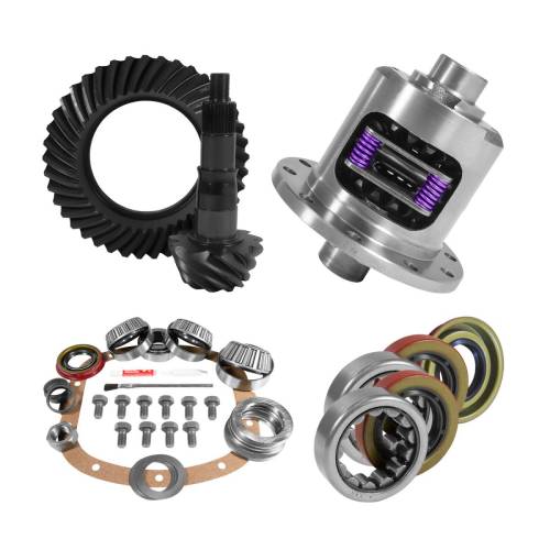 Yukon Gear And Axle - Yukon Gear and Axle 7.5/7.625 GM 3.23 Rear Ring & Pinion, Install Kit, 28spl Posi, Axle Bearings - YGK2244