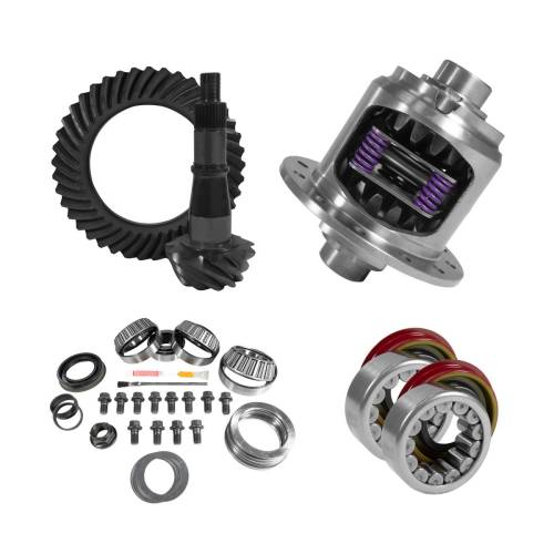 Yukon Gear And Axle - Yukon Gear and Axle 9.5" GM 3.42 Rear Ring & Pinion, Install Kit, 33spl Posi, Axle Bearing & Seals - YGK2252