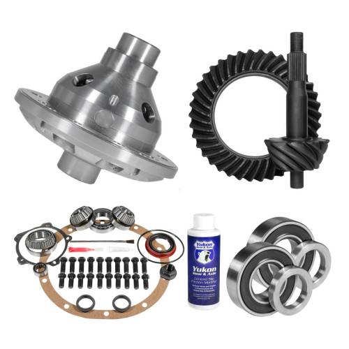 Yukon Gear And Axle - Yukon Gear and Axle Kit contains a ring and pinion set, positraction unit, and installation parts - YGK2266