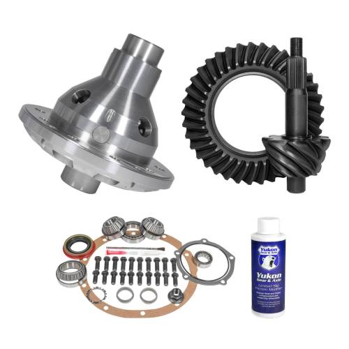 Yukon Gear And Axle - Yukon Gear and Axle Kit contains a ring and pinion set, positraction unit, and installation parts - YGK2271