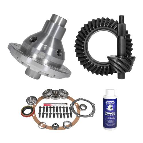 Yukon Gear And Axle - Yukon Gear and Axle Kit contains a ring and pinion set, positraction unit, and installation parts - YGK2285